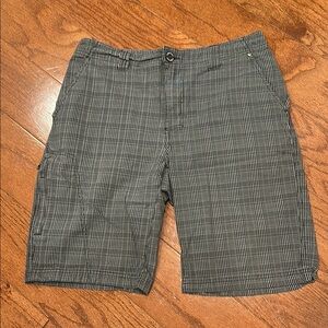 Columbia men’s Gray blue Plaid Shorts